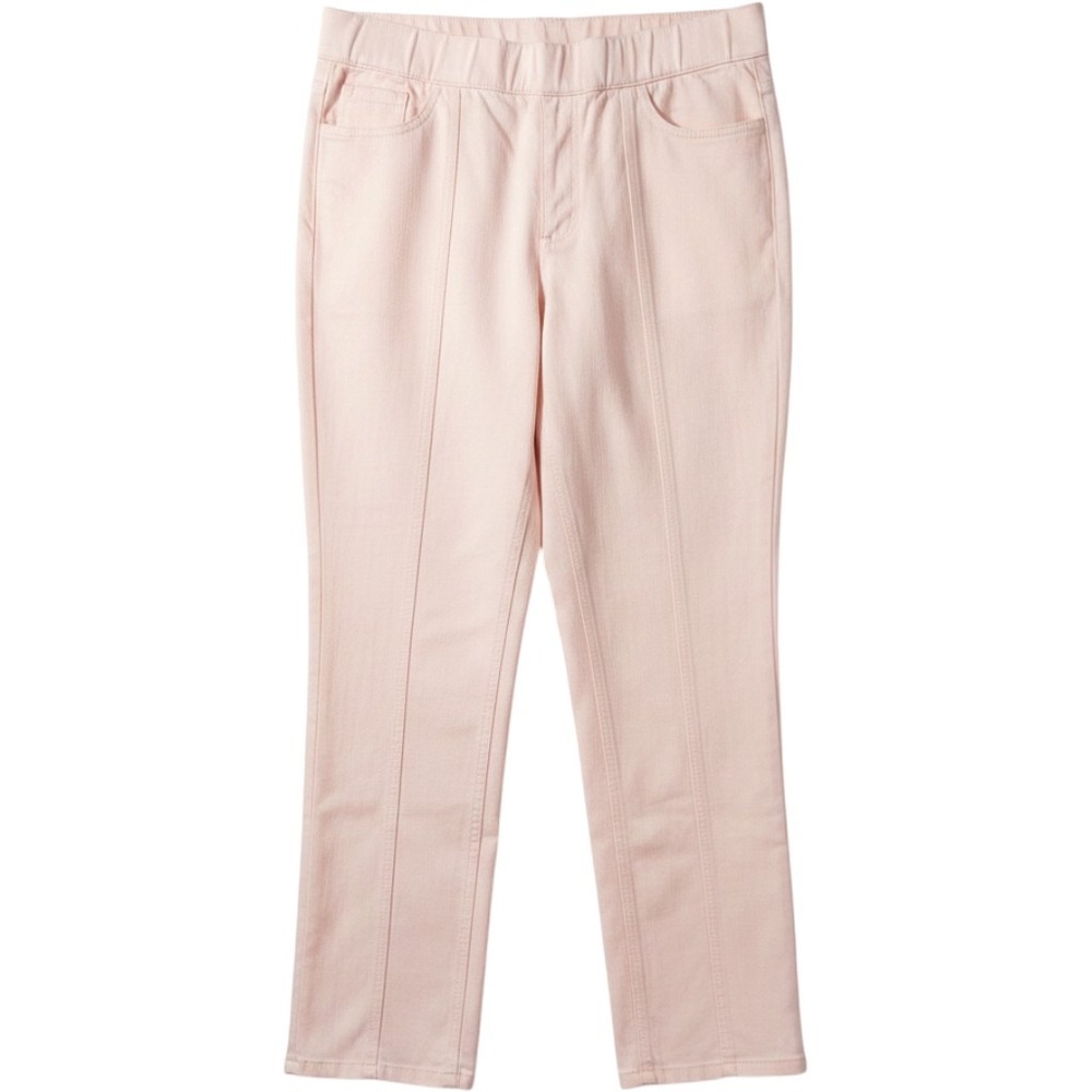 Isaac Mizrahi Live! Pintuck Pull‎ On Pants Womens 12 Pink A628412
